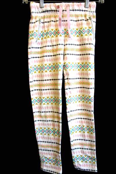 Girl's Multi-Colored Creative Patterned Pants Pink Ties By Cat&Jack Size M