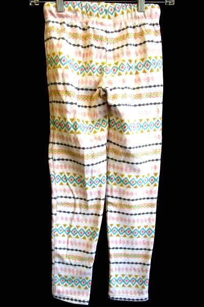 Girl's Multi-Colored Creative Patterned Pants Pink Ties By Cat&Jack Size M