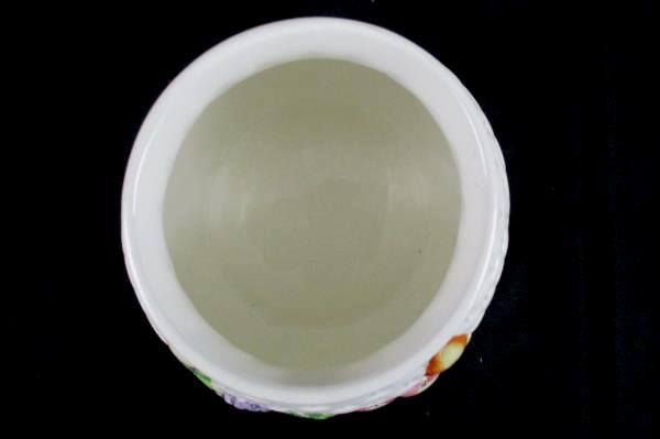 Harry & David Portugal Santos Fruits Pottery Cookie Jar NO Lid 6" Handpainted