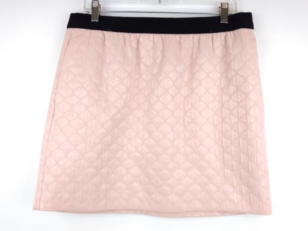 Ann Taylor LOFT Pink Metallic Jacquard Holiday Party Mini Skirt Sz 12P ~ NWT
