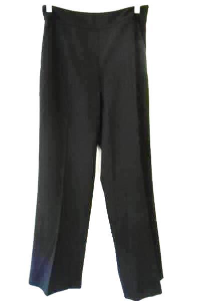 Women's Black Dress Pants Stretchy w/ Pockets Button Zipper By Talbot's Size 4