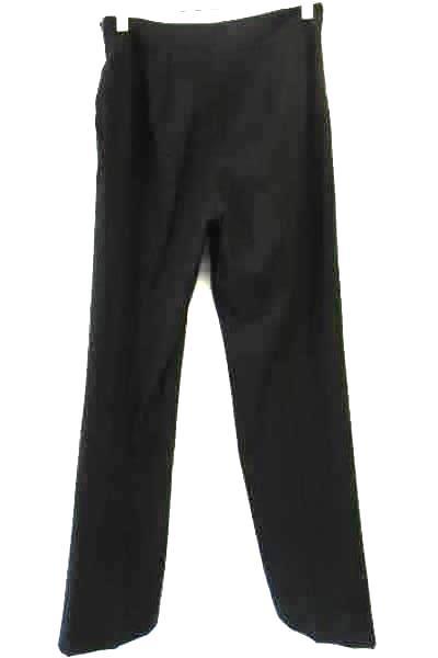 Women's Black Dress Pants Stretchy w/ Pockets Button Zipper By Talbot's Size 4