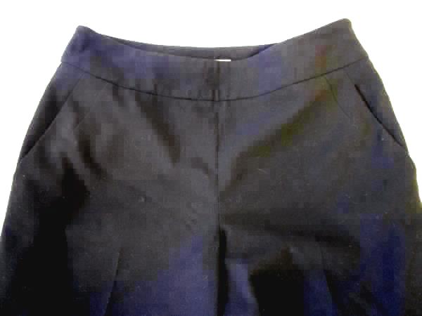 Women's Black Dress Pants Stretchy w/ Pockets Button Zipper By Talbot's Size 4