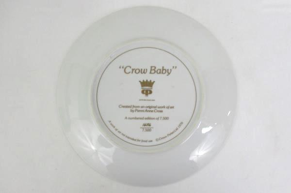 "Crow Baby" Plate Art By Penni Anne Cross from Crown Parian