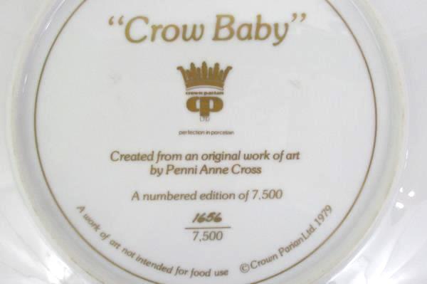 "Crow Baby" Plate Art By Penni Anne Cross from Crown Parian
