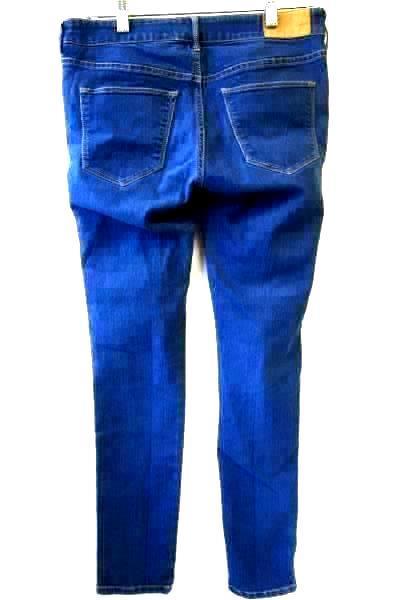 Women's Blue Jeans w/ Pockets Button Zipper Fly By H&M Size S