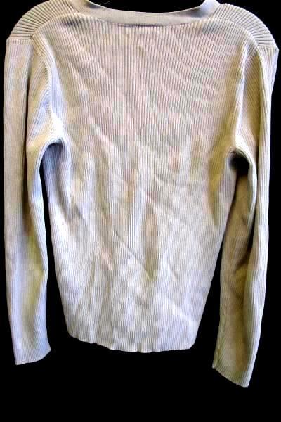 Women's Beige Long Sleeve Textured Sweater Shirt By Old Navy Size L 100% Cotton