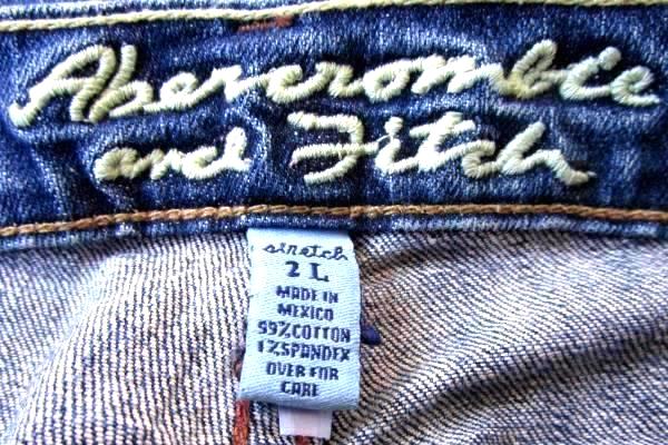 Abercrombie And Fitch Women's Blue Jeans Size 2L