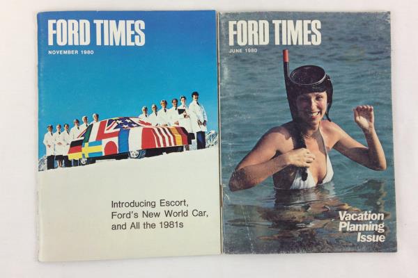 Lot 4 Ford Times Magazine Vintage 1980 Back Issues February March June November