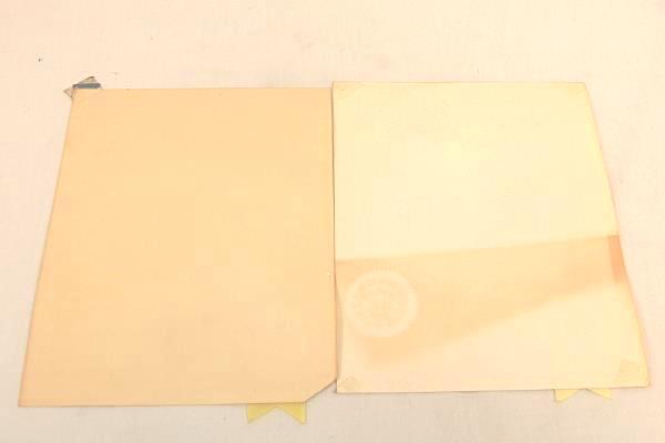 1976 & 1978 Boy Scouts Charter Certificate McMinnville OR Elks ClubTroop 233