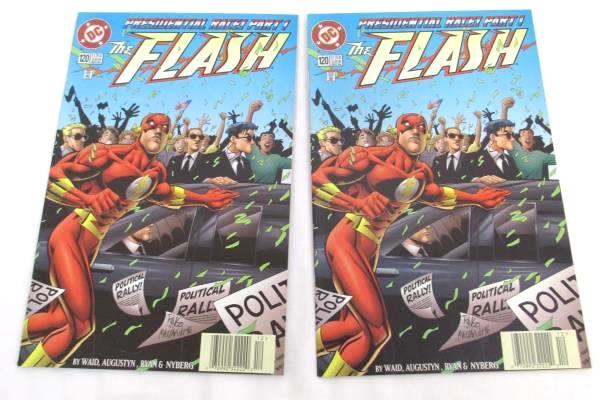 Lot of 3 DC The Flash Comic Books TWO MATCHING Softcover Nov and Dec 1996