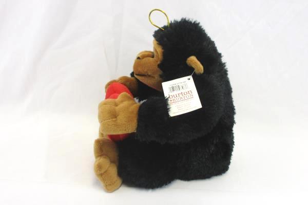 Burton & Burton Ape Over You Valentine Plush Monkey Gorilla Red Heart 8" Gift