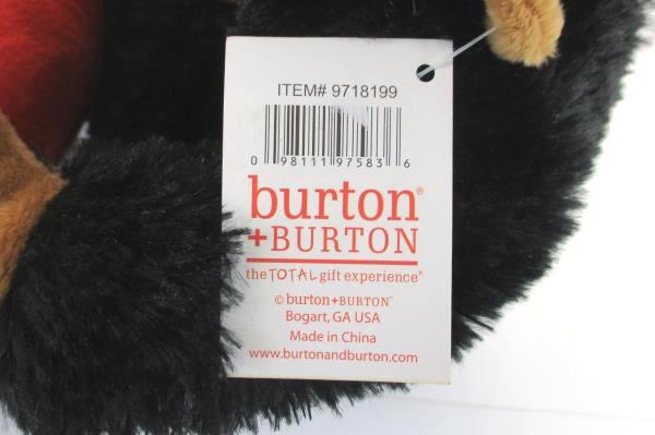 Burton & Burton Ape Over You Valentine Plush Monkey Gorilla Red Heart 8" Gift