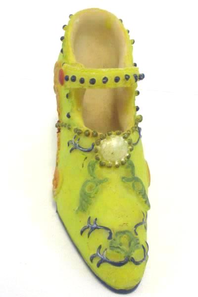Set of 2 World Bazaars Decorative Collectible Resin Shoe Statue Display Decor