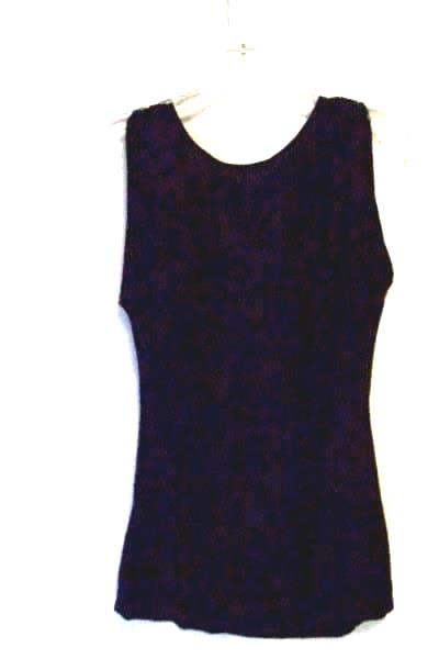 Women's Solid Black Sleeveless Top By Halogen Size S 95% Rayon