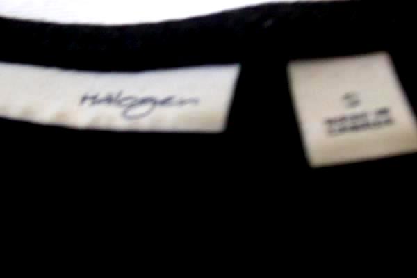 Women's Solid Black Sleeveless Top By Halogen Size S 95% Rayon
