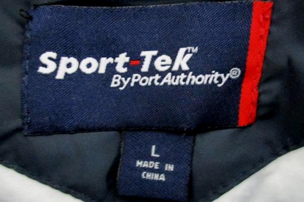 Sport-Tek By Port Authority Sunrise Tours Wind Breaker Blue White Navy Men's L