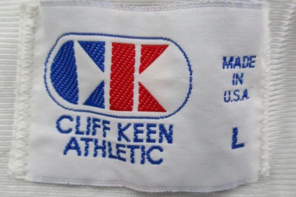 VTG Cliff Keen Women's #15 White Basketball Jersey McMinnville Grizzlies Size L