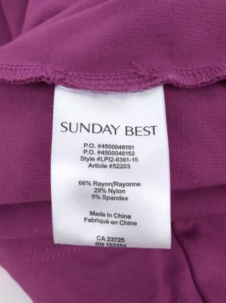 Aritzia SUNDAY BEST Purple Stretch Knit Bodycon T-Shirt Mini Dress Sz 00