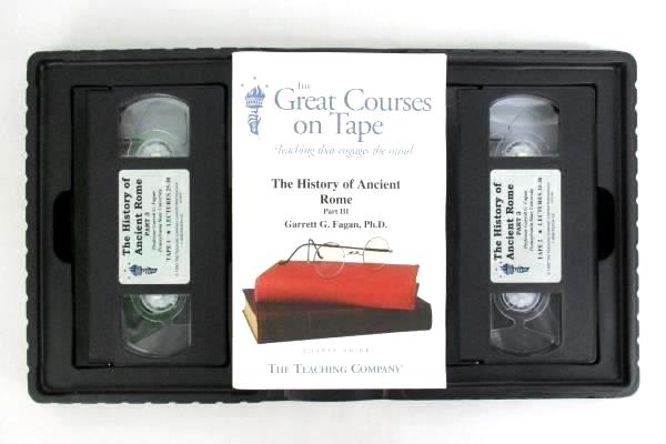 The Great Courses On Tape The History Of Ancient Rome Part 3 & 4 VHS