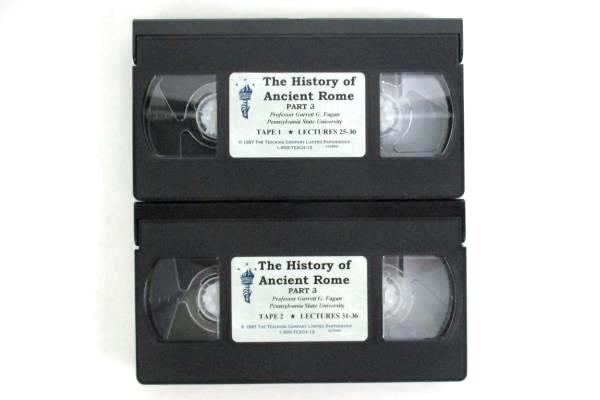 The Great Courses On Tape The History Of Ancient Rome Part 3 & 4 VHS