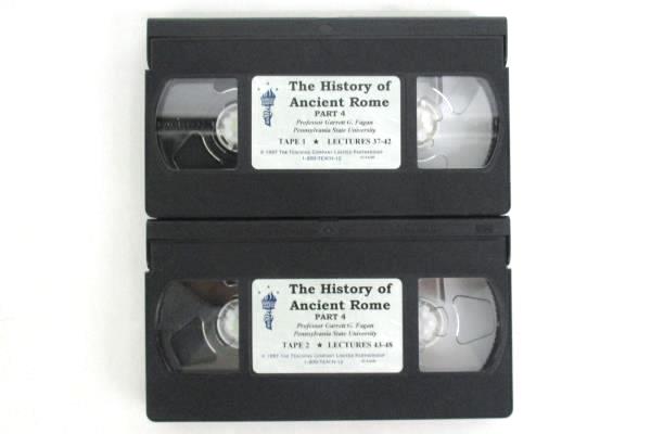 The Great Courses On Tape The History Of Ancient Rome Part 3 & 4 VHS