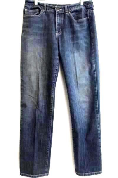 Women's Jeans Made By Chico's Platinum Women's Size 0 Blue 4 Pockets Washed
