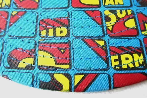 DC Comics Hat Snapback Black White Blue Red Superman 100% Cotton