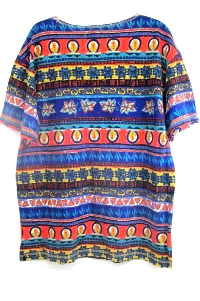 Shirt by Hunt Club Multicolored Abstract Geometric 100% Cotton Women's Size L