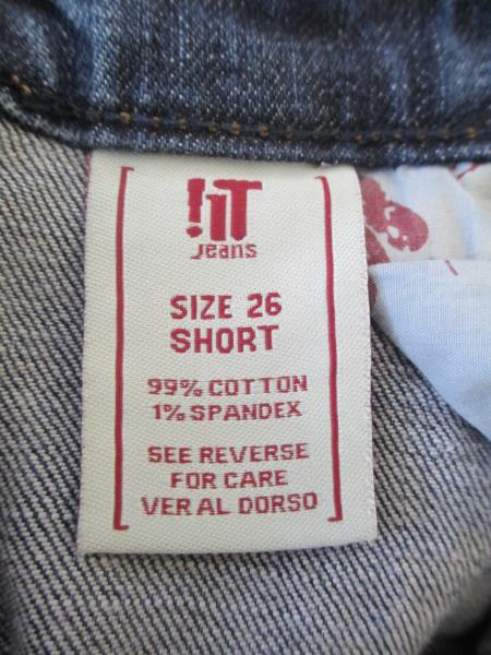 Jeans by !IT Blue Boot Cut Style w/ Pockets Women's Size 26 Short 4 Pockets