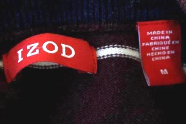 Men's Multi-Colored Striped Long Sleeve Shirt By IZOD Size M 100% Cotton