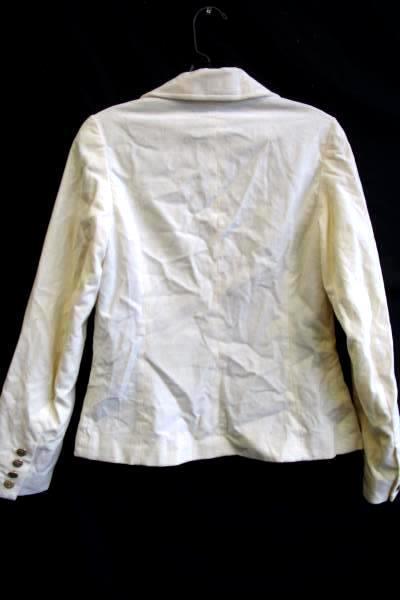 Women's Cream & Multi-Colored Blazer by Old Navy Size S Floral Paisley Lining