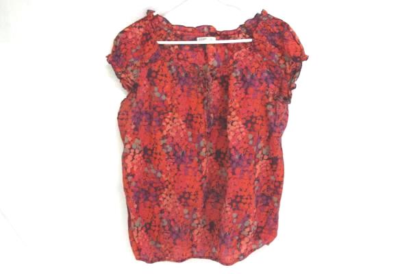 Lot of 2 Cardigan & Blouse By Old Navy White Multi Colored Floral Women's Size L