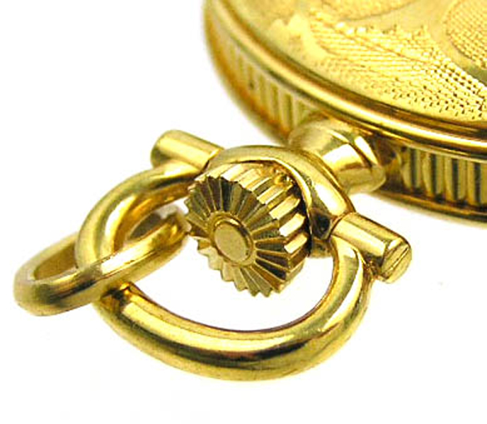 BERNEY Swiss Mini Pocket PENDANT WATCH Gold Overlay