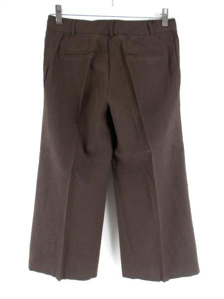 IZ Brown Linen Blend Capri Pants Women's Size 3 ~ EUC