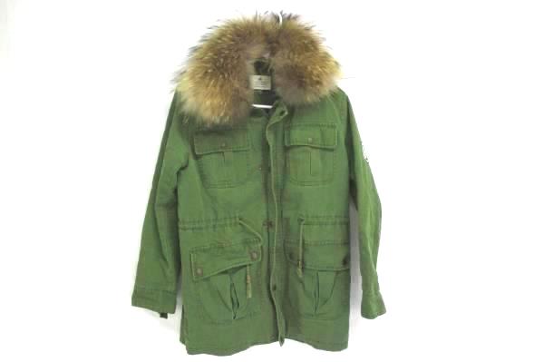 Korea Trade Clothes Army Green Zip Up & Button Up Jacket Size S/M