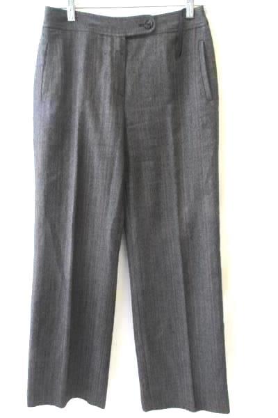 Jones New York Gray Women's Dress Work Pants Size 4 One Button Waist