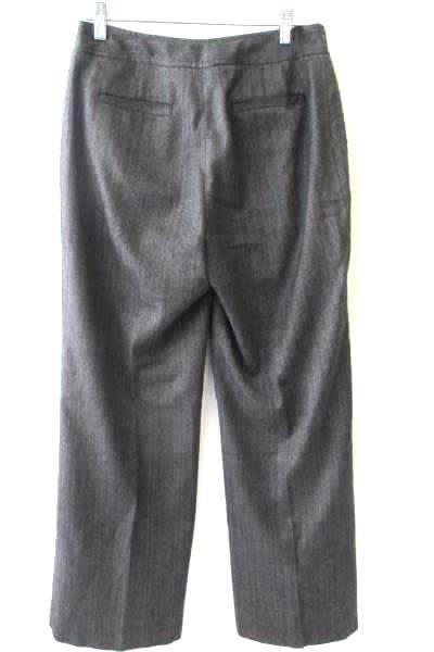 Jones New York Gray Women's Dress Work Pants Size 4 One Button Waist
