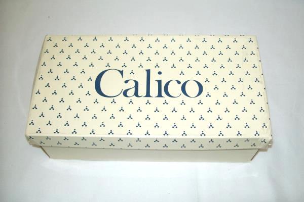 Calico Women's Black Wedges Bow Size 7 1/2 ~ Box Included