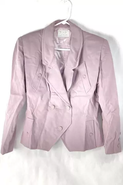 Susan Lorelle 2-Piece Skirt Suit Women's Small Lavender Purple Pre-Owned