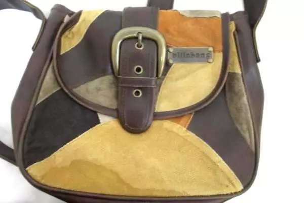 Billabong Purse Multicolor Orange Tan Brown Push Buckle Shoulder Strap Pockets
