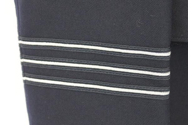 M&H San Francisco Men's Suit Jacket Navy Blue Silver Costume Dress Career 44 L