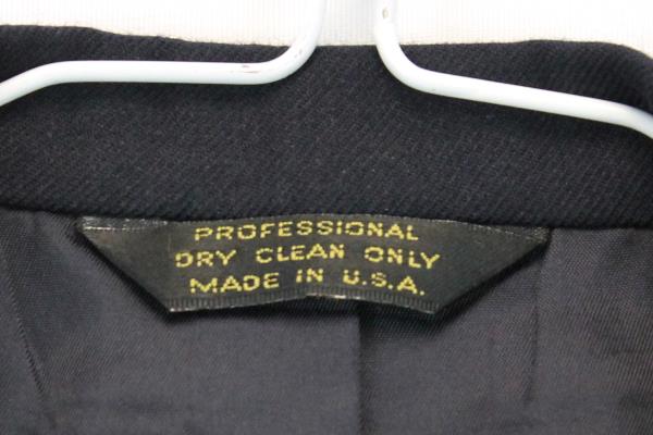 M&H San Francisco Men's Suit Jacket Navy Blue Silver Costume Dress Career 44 L