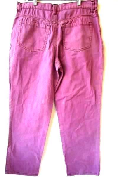 Women's Purple Jeans by Gloria Vanderbilt Size 6 w/ Pockets Button Zipper Fly