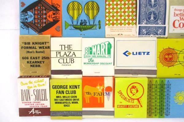 Lot of 34 Vintage Matchbooks Advertising Mixed Lot Safeway Coca-Cola GTE Bi-Mart