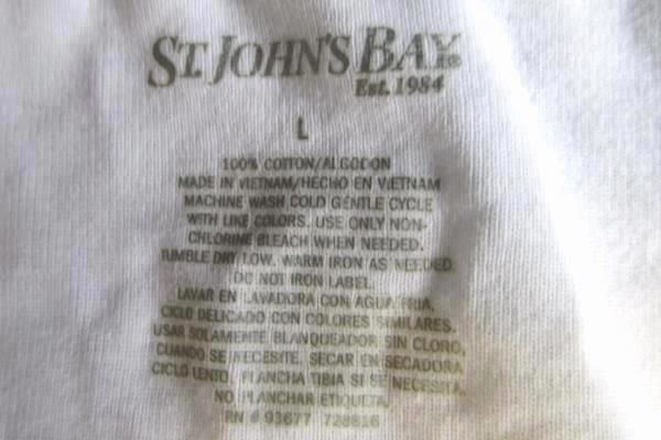 Lot of 2 Women's T-Shirts By Karen Scott II and St. John's Bay Size L and 38/18W