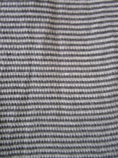 Women's Dark Long Sleeve Top By Eddie Bauer Size M Black Gray Striped