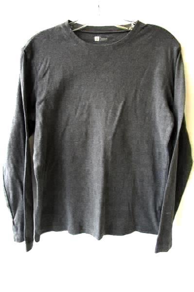 Lot of 2 Sweater &T-Shirt By Faded Glory-White Gap-Grey Women's Size L
