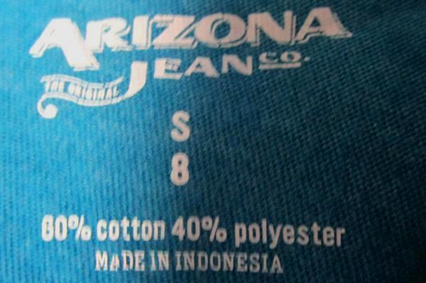 Boy's Blue Short Sleeve Crew Neck T-Shirt By Arizona Jeans Co. Size Small 8