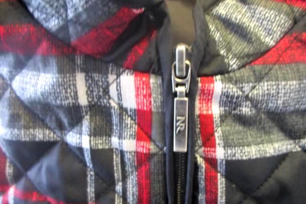 Men's Red Black Plaid Vest By Northern Reflections Size XXL 100% Polyester